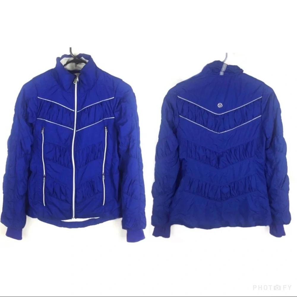 Rare Lululemon Outward Bound Running Jacket light puffer Athletic Size 4